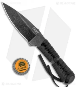 CRKT RMJ Utsidihi Fixed Blade Knife (3.5" Stonewash) 2752 -Blade HQ Shop CRKT RMJ Utsidihi Dark SW 2752 BHQ 103914 jr bottlecap