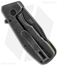 CRKT Graham Razelcliffe Frame Lock Knife OD Green G-10 (2.4" Black Stonewash) -Blade HQ Shop CRKT Razecliffe OD G10 Black Blade BHQ 140696 td side