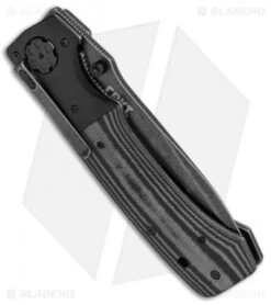 CRKT Ruger Knives All-Cylinders +P Liner Lock Knife G-10 (5" Black SW) R2003K -Blade HQ Shop CRKT Ruger All Cylinders P LL G 10 Black SW R2003K BHQ 52576 jr side