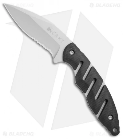 CRKT Ryan Plan B Fixed Blade Knife Zytel (2.8" Bead Blast Serr) 2813 1 CRKT Ryan Plan B Fixed Blade Knife Zytel (2.8" Bead Blast Serr) 2813