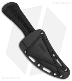 CRKT Scrub Tactical Fixed Blade Knife (3.75" Black) 2712 -Blade HQ Shop CRKT Scrub Tactical Black 2712 BHQ 76694 er sheath