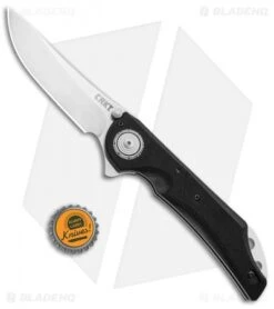 CRKT Seismic Deadbolt Lock Knife Black G-10 (3.9" Satin) 5401 -Blade HQ Shop CRKT Seismic Deadbolt Lock Black G 10 Satin 5401 BHQ 92270 jr bottlecap