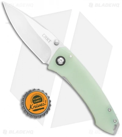 CRKT Tuna Frame Lock Knife Natural G-10 (3.25" Stonewash D2) 4 CRKT Tuna Frame Lock Knife Natural G-10 (3.25" Stonewash D2) - Image 4