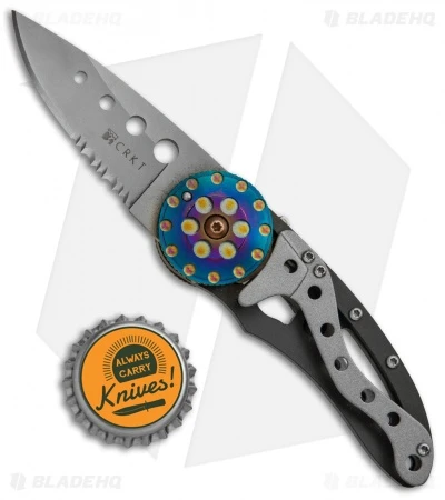 CRKT Van Hoy Snap Fire Folding Knife (2.3" Bead Blast Serr) 5011 4 CRKT Van Hoy Snap Fire Folding Knife (2.3" Bead Blast Serr) 5011 - Image 4