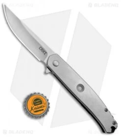 CRKT Vizzle Frame Lock Knife Stainless Steel (3.35" Satin) 5320 -Blade HQ Shop CRKT Vizzle SS 5320 BHQ 51849 jr bottlecap 2