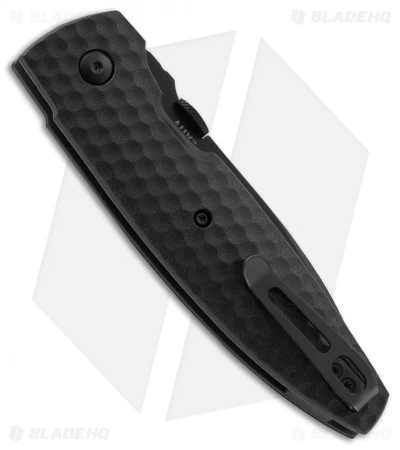 CRKT Lucas Burnley Aux Liner Lock Folding Knife Black (3.25" Black Serr)1221K 3 CRKT Lucas Burnley Aux Liner Lock Folding Knife Black (3.25" Black Serr)1221K - Image 3