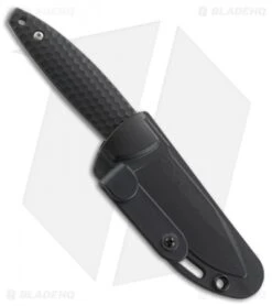 CRKT Lucas Burnley Aux Fixed Blade Knife Black (3.5" Satin) 1200 5 CRKT Lucas Burnley Aux Fixed Blade Knife Black (3.5" Satin) 1200 -Blade HQ Shop CRKT lucas burnley aux black satin 1200 BHQ 51813 er sheath