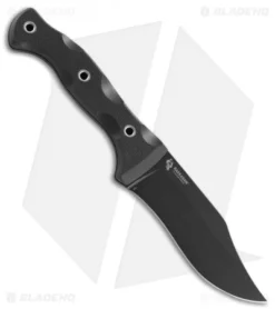 CRKT Rakkasan "Forged By War" Fixed Blade Knife Black G-10 (4.8" Black) 1520 5 CRKT Rakkasan "Forged By War" Fixed Blade Knife Black G-10 (4.8" Black) 1520 -Blade HQ Shop CRKT rakkasan forged by war black G10 black 1520 BHQ 51817 er side