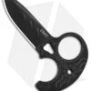 CRKT Tecpatl "Forged By War" Fixed Blade Push Dagger (3.3" Black) 2261