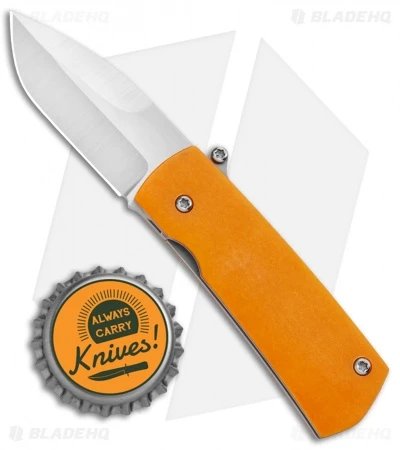 D Rocket Design Shamsher Paw Claw Automatic Knife Orange Micarta (2" Satin) 4 D Rocket Design Shamsher Paw Claw Automatic Knife Orange Micarta (2" Satin) - Image 4