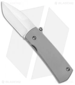 D Rocket Design Shamsher Paw Claw Automatic Knife Titanium (2" Satin)