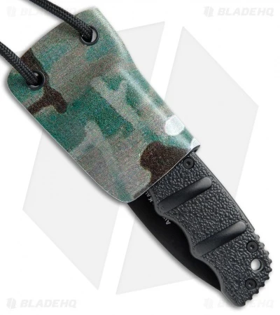 Linos Kydex Sheath For Boker Kalashnikov W/ Neck Cord - Green Camo 1 Linos Kydex Sheath For Boker Kalashnikov W/ Neck Cord - Green Camo
