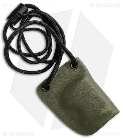 Linos Kydex Sheath For Boker Kalashnikov W/ Neck Cord - OD Green 2 Linos Kydex Sheath For Boker Kalashnikov W/ Neck Cord - OD Green - Image 2