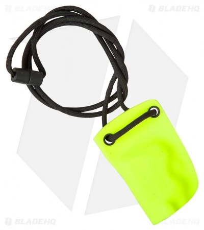 Linos Kydex Sheath For Boker Kalashnikov W/ Neck Cord - Safety Yellow 2 Linos Kydex Sheath For Boker Kalashnikov W/ Neck Cord - Safety Yellow - Image 2