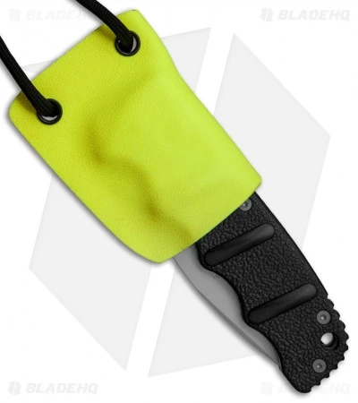 Linos Kydex Sheath For Boker Kalashnikov W/ Neck Cord - Safety Yellow 1 Linos Kydex Sheath For Boker Kalashnikov W/ Neck Cord - Safety Yellow