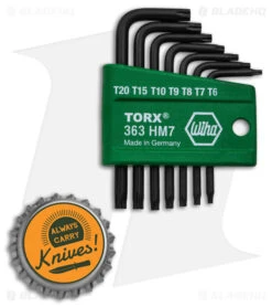 Wiha Tools L-Key Torx 7 Piece Bit Driver Set - 36392 -Blade HQ Shop Wiha Tools Lkey Torx 7 pc Bit Driver Set BHQ 49040 td size large