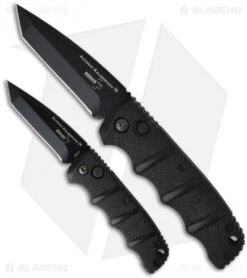 Boker Mini Kalashnikov Automatic Knife Dagger (2.5" Black D2) 8 Boker Mini Kalashnikov Automatic Knife Dagger (2.5" Black D2) -Blade HQ Shop boker kalashnikov mini 01kals73bt size comparison 1