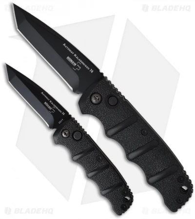 Boker Mini Kalashnikov Automatic Knife Dagger (2.5" Black D2) 3 Boker Mini Kalashnikov Automatic Knife Dagger (2.5" Black D2) - Image 3