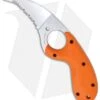 CRKT Kommer Bear Claw Fixed Blade Knife Orange (2.375" Satin) 2510ER