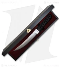 CRKT Shinbu Fixed Blade Tanto Combat Knife (9.25" Satin) 2915N -Blade HQ Shop crkt 2915 shinbu case open