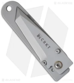 CRKT Ed Halligan K.I.S.S. Tanto Frame Lock Knife (2.25" Bead Blast Serr) 5510 -Blade HQ Shop crkt 5500 kiss front closed