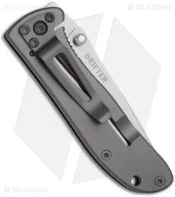 CRKT Drifter Frame Lock Knife Stainless Steel (2.875" Satin) 6450S -Blade HQ Shop crkt 6450s drifter stainless back