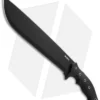 CRKT Onion ChanceInHell Machete Fixed Blade Knife (12" Black) K910KKP