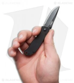 CRKT Pazoda Compact Frame Lock Knife Black G-10 (2.1" Black) 6440KS -Blade HQ Shop crkt pazoda g10 sw 6440ks hand cm